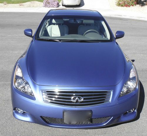 Buy Used Lapis Blue Infiniti G37 Grey Leather Low Mileage Garaged Palm Springs Car In Palm 2815