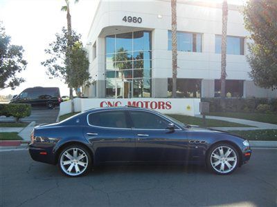 2006 maserati quattroporte qp neptune blue / only 2,600 miles / 5 in stock