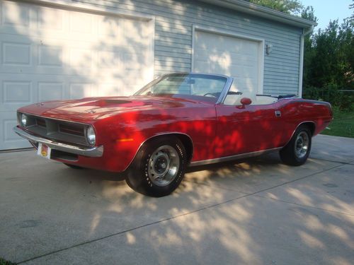 1970 number matching 340 4-sp a/c convertible 'cuda