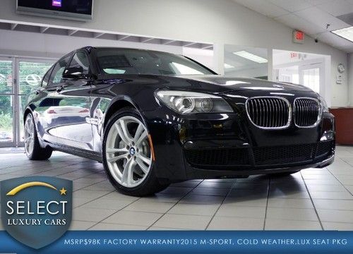 Stunning 1 owner 750i xdrive true m sport luxury only 3k miles like new!