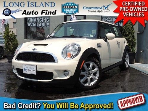 07 mini cooper s hardtop pano sunroof black leather 6-speed turbo keyless sport