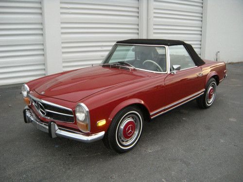 1970 mercedes benz 280sl w113 pagoda automatic with a/c db576 excellent original