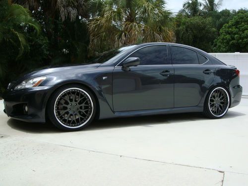 Lexus is-f v8 416hp~8spd~navi~brembo~iss 20" wheels~kw coilover suspension