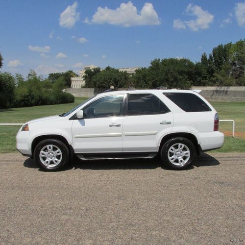 06 mdx awd touring ed with nav white/brown lthr roof 89k immac