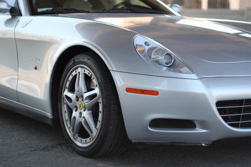 2005 ferrari 612 scaglietti silver 100% original &amp; complete