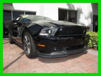 12 black gt/cs 5l v8 manual:6-speed *roush exhaust *steeda intake *one owner *fl