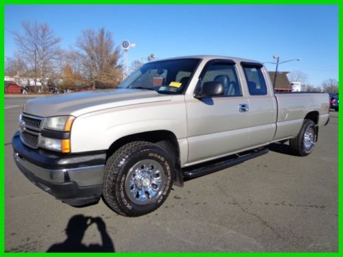 2006 chevy silverado 4x4 ext cab pickup v-8 auto runs great no reserve auction