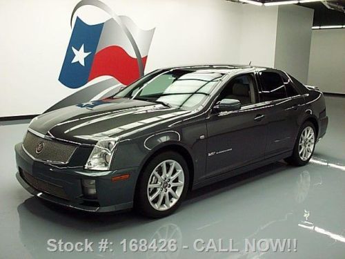 2007 cadillac sts-v heated seats sunroof nav xenons 31k texas direct auto