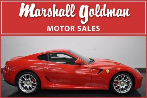 2008 ferrari 599 gtb rossa corsa with black ceramic brakes only 7100 miles