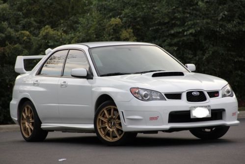 2006 subaru impreza wrx sti 6 speed manual 300hp turbocharged awd low miles