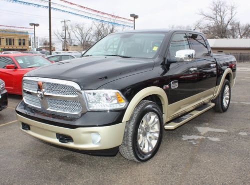 5.7l v8 hemi laramie longhorn leather navigation sunroof ram box tonneau cover