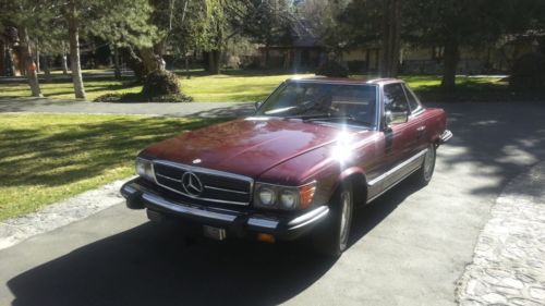 1985 mercedes-benz 380sl base convertible 2-door 3.8l