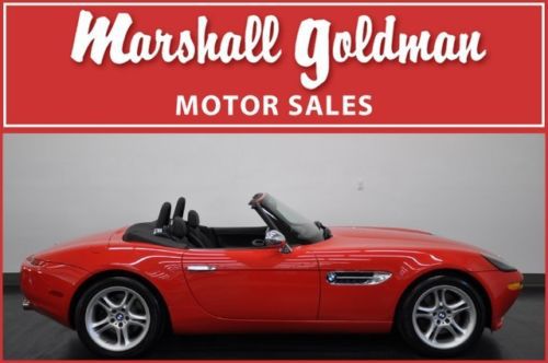 2003 bmw z8 in bright red with black 1982 miles complete documentation from new