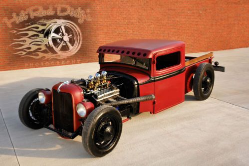 1933 1932 ford traditional hot rod rat chopped pickup truck salt flats 1934 scta