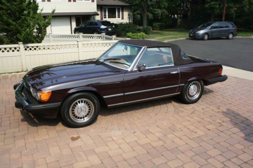 1974 mb sl-450 convertible in mint condition garage kept