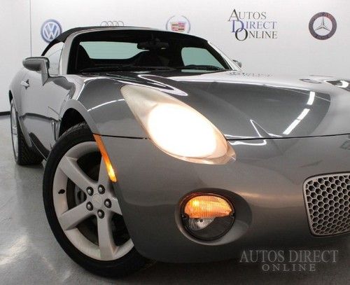 We finance 2006 pontiac solstice convertible 5speed 2.4l 56k warranty cd clthtop