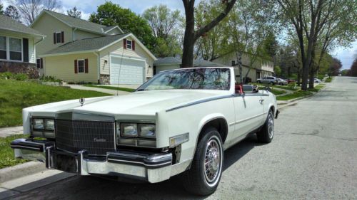 1985 cadillac eldorado biarritz convertible 2-door 4.1l