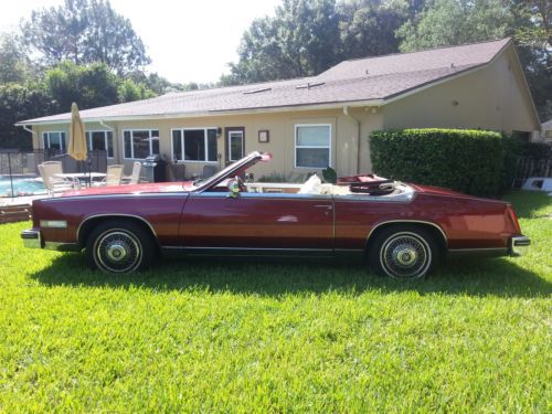 1984 cadillac eldorado biarritz convertible mint one owner low miles clean! look