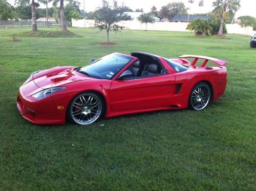 Acura nsx veilside widebody beautiful ride targa top manual vtech