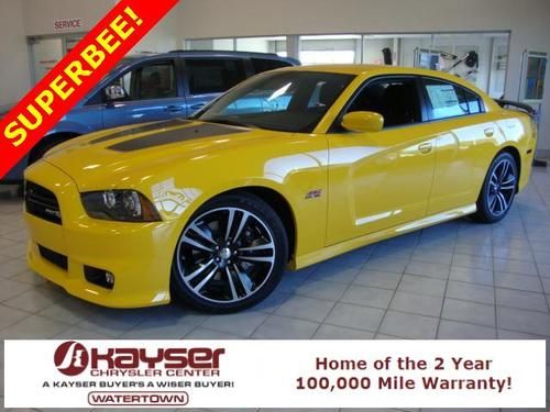 2012 dodge charger srt8 superbee stinger yellow - brand new