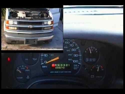 Mechanic special 2001 chevrolet express g1500 gladiator conversion van 4.3l v6