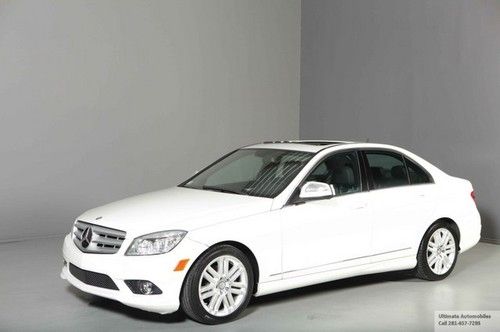 2009 mercedes c300 sport sedan sunroof leather 1 owner 43k miles 6speed