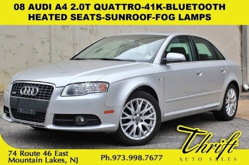 08 audi a4 2.0t quattro-41k-bluetooth-heated seats-sunroof