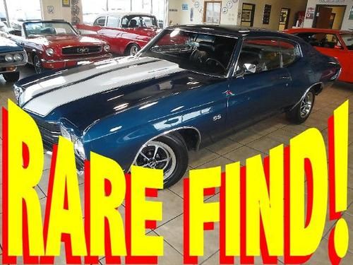 1970 chevrolet chevy chevelle ss tribute original miles fully restored!