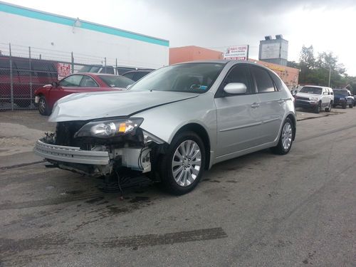 2009 subaru impreza premium wagon 2.5i awd salvage rebuildable wrecked