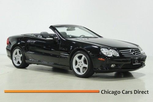 03 sl500 sport sl2 bi-xenon ventilated seats blk-blk one owner