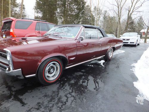 1966 pontiac gto lemans tempest 20,813 original miles convertible phs tribute