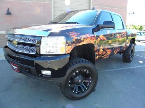 Totally custom 2013 chevy 1500 ltz crew cab monster truck! 6 inch fabtech lift!