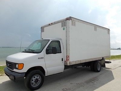 06 ford e-450 super duty 16 ft box - one owner florida van - original paint