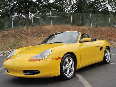 Porsche boxster 2001 great color combo local fresh trade low reserve set a+