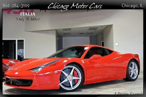 2011 ferrari 458 italia rare high msrp $$ carbon fiber ipod loaded only 7000 mi!