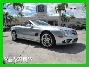 2007 sl550 5.5l v8 32v automatic premium 1 amg sport convertible premium bose