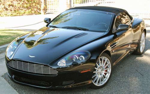 2006 aston martin db9 volante, triple black with black wood, only 14k miles