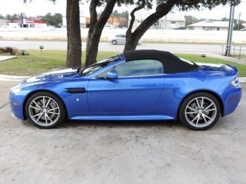 2013 aston martin vantage s roadster-manual trans-4500 miles