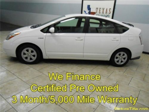 07 prius hybrid keyless go 55 mpg certified warranty we finance texas