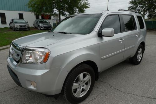 2011 honda pilot ex-l leather heated rear ac rear dvd just sunroof 42k mi