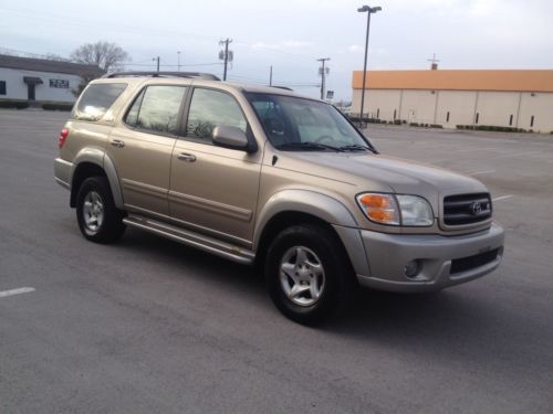 Find Used 2003 Toyota Sequoia Sr5 Suv Leather 3 Row In Fort Worth