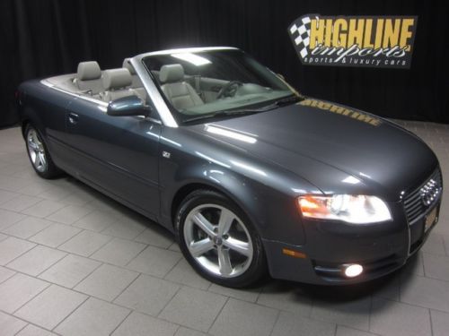 2007 audi a4 3.2l cabriolet, 255hp v6, all-wheel-drive, heated leather seats