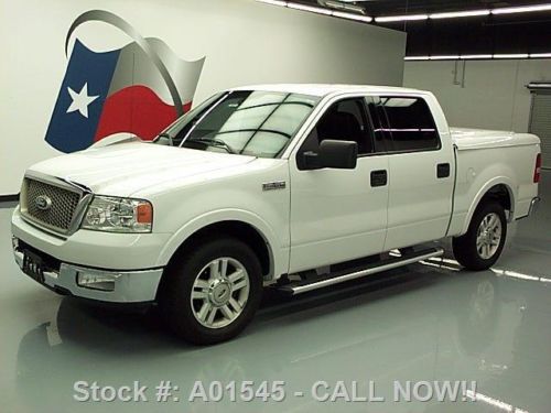 2004 ford f-150 lariat crew leather tonneau side steps texas direct auto