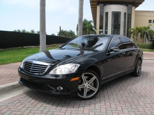 2008 mercedes-benz s550 4matic amg sport 53k miles heat/cool seats clean carfax