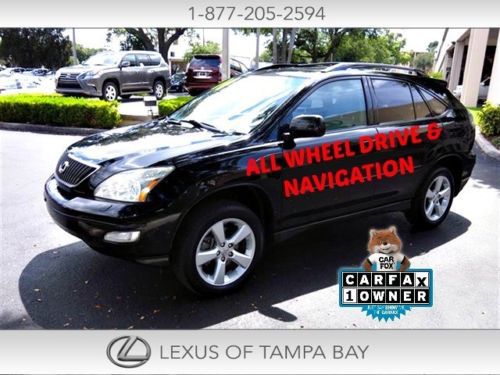 Lexus rx330 107k mi 1 owner clean carfax heated leather sunroof navi awd sunroof