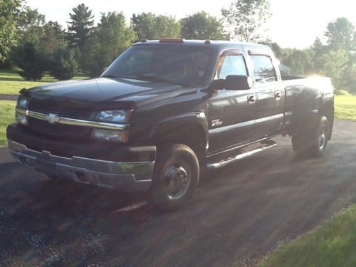 2003 chevrolet silverado 3500 ls crew cab pickup 4-door 6.6l duramax 4x4