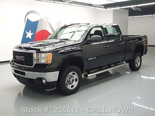 2012 gmc sierra 2500 hd crew 4x4 6-pass side steps 36k texas direct auto