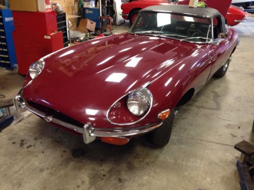 1969 jaguar xke roadster--last owner since 70---just pulled from hibernation---