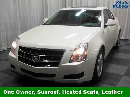 2008 cadillac cts 1sb,we finance,white,awd