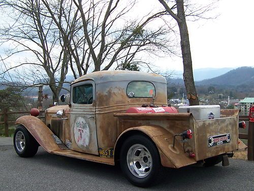 1934 international hot rod rat rod 327 sb. 4 speed  not ford chevy or dodge !!!!